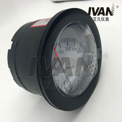 Monitoring Differential 63mm Manometer Gauge for Micro Air Differential Pressure Meter